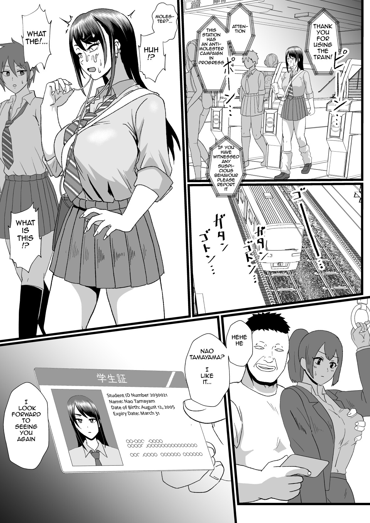 Hentai Manga Comic-The Perception-altering Man Who Appeared On The School Train-Read-12